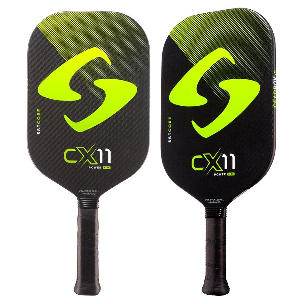 CX11E Power 8.5oz Pickleball Paddle - Lightweight Carbon Fiber Racket for Tennis & Pickleball - Green - Perfect for Outdoor & Indoor Court Games, Tournaments & Recreational Play