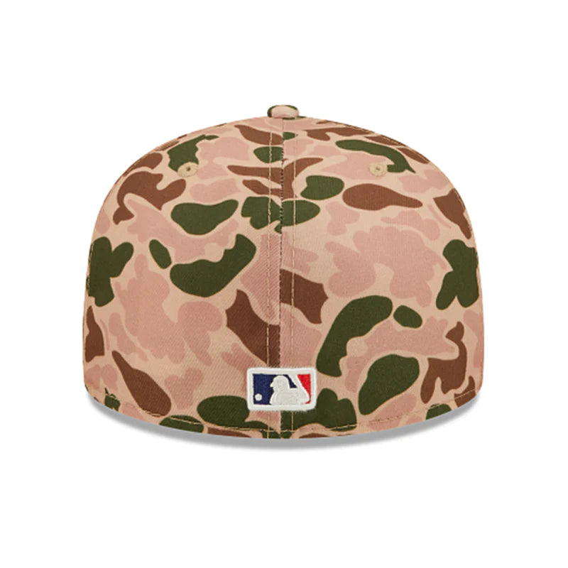 New York Yankees 1996 World Series Camo 59FIFTY Fitted Hat for Men - Official MLB Baseball Cap for Sports Fans & Streetwear Fashion