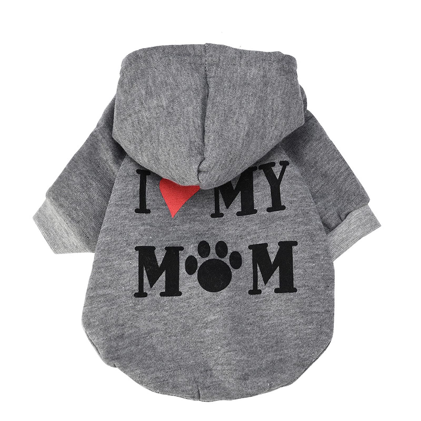Puppy Hoodie Sweatshirt - Loose Fit Pet Clothes for Dogs & Cats | Summer Spring Outfits