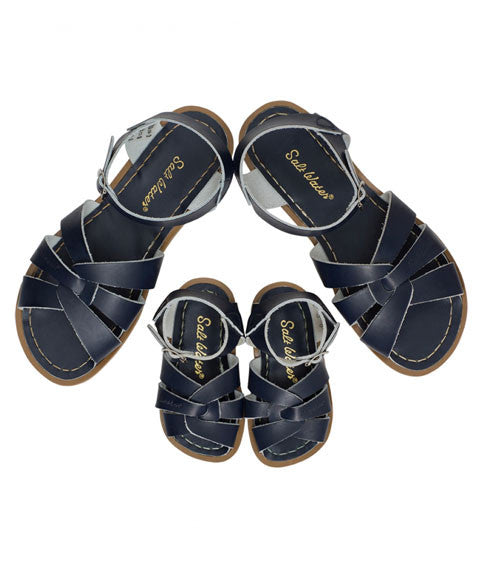 Saltwater Original Navy Sandals for Men & Women – Comfortable Beach & Outdoor Walking Sandals for Summer Vacation, Poolside, and Casual Wear
