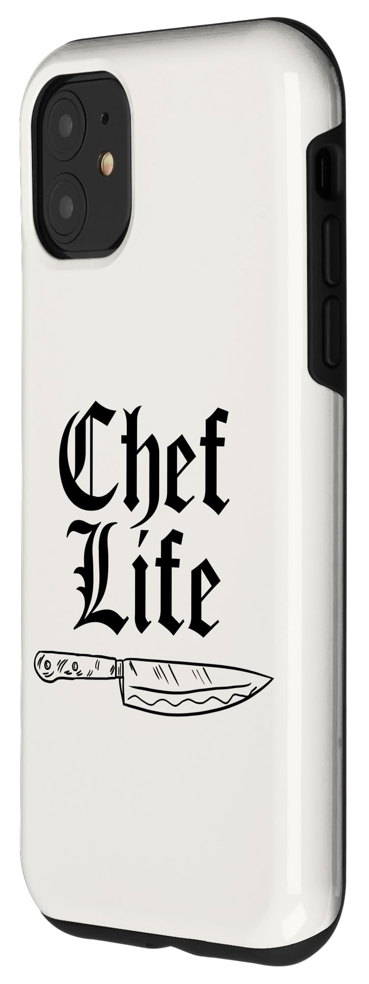 iPhone 11 Case - Chef & Kitchen Knife Design Retro Cooking Baking Gift - Perfect for Culinary Enthusiasts & Food Lovers