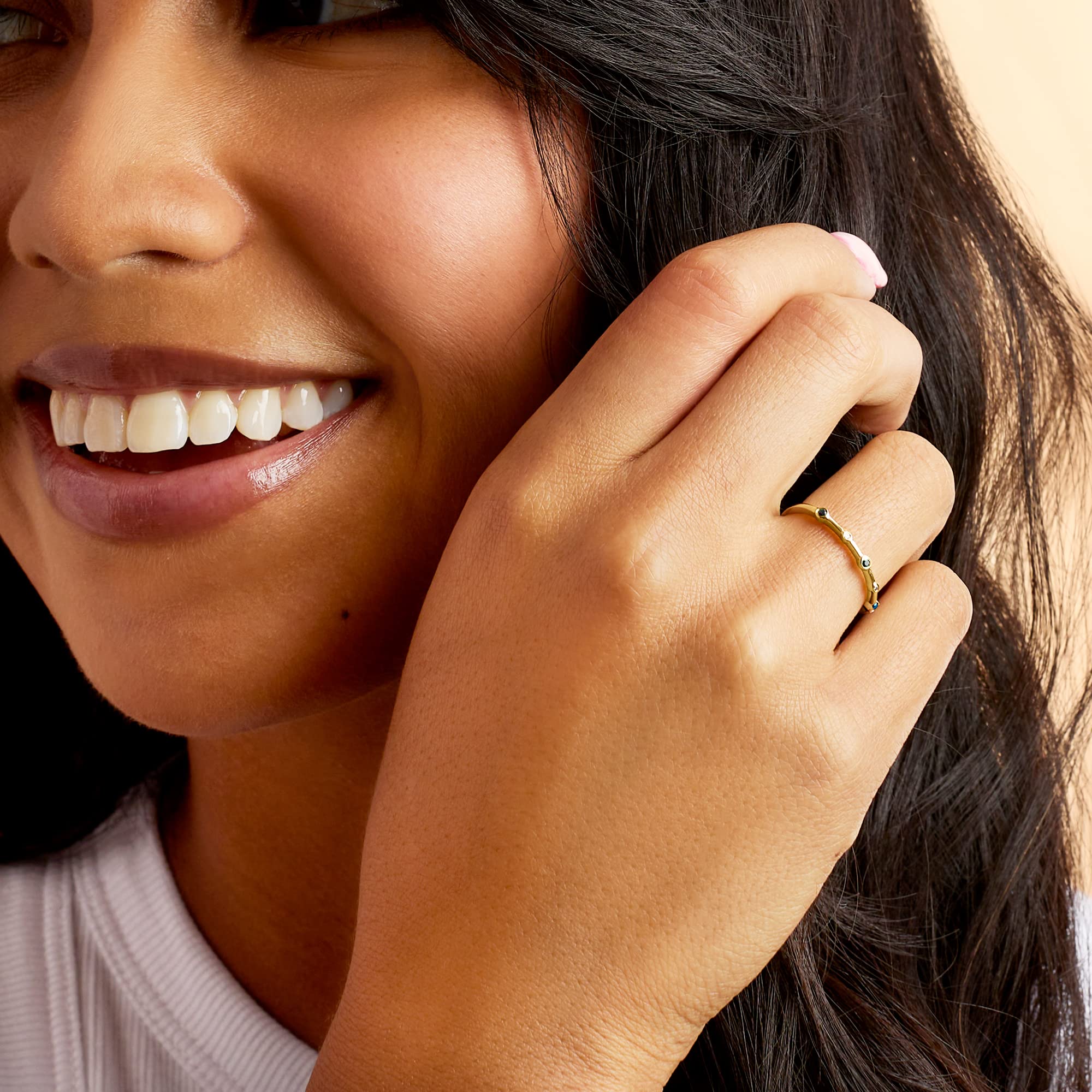 Ross-Simons 14kt Yellow Gold Sapphire and Diamond Ring - RS Pure Collection, Size 8 | Elegant Jewelry for Weddings, Anniversaries & Special Occasions