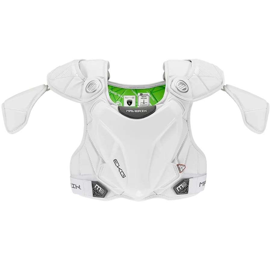Maverik M6 Lacrosse Shoulder Pads for Men & Women - Lightweight Protective Gear for Lacrosse Players - Perfect for Training, Games & Competitive Play