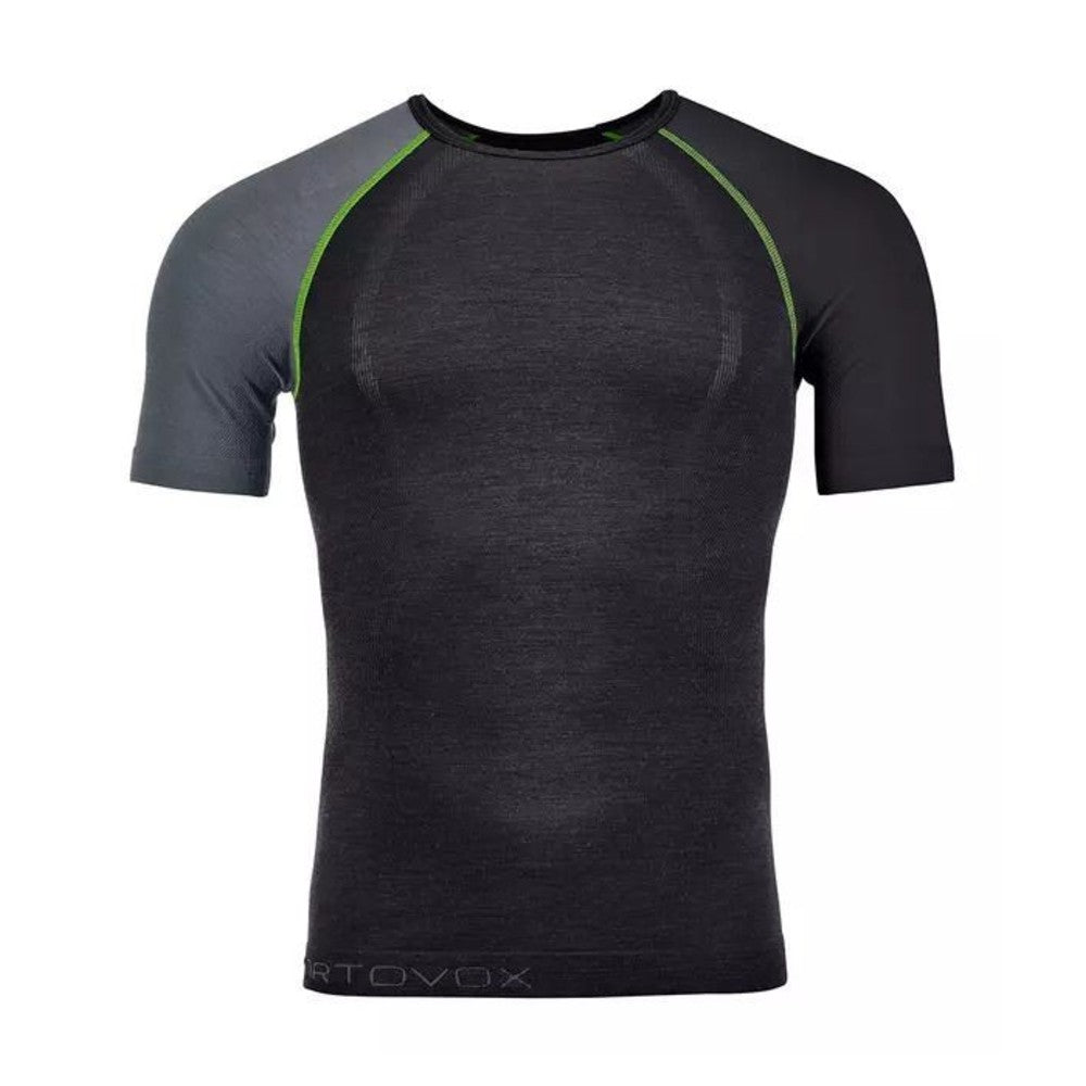Ortovox 120 Comp Light Short Sleeve Men's Hiking Shirt - Moisture Wicking & Breathable Outdoor Performance Top for Trail Running, Climbing & Summer Adventures