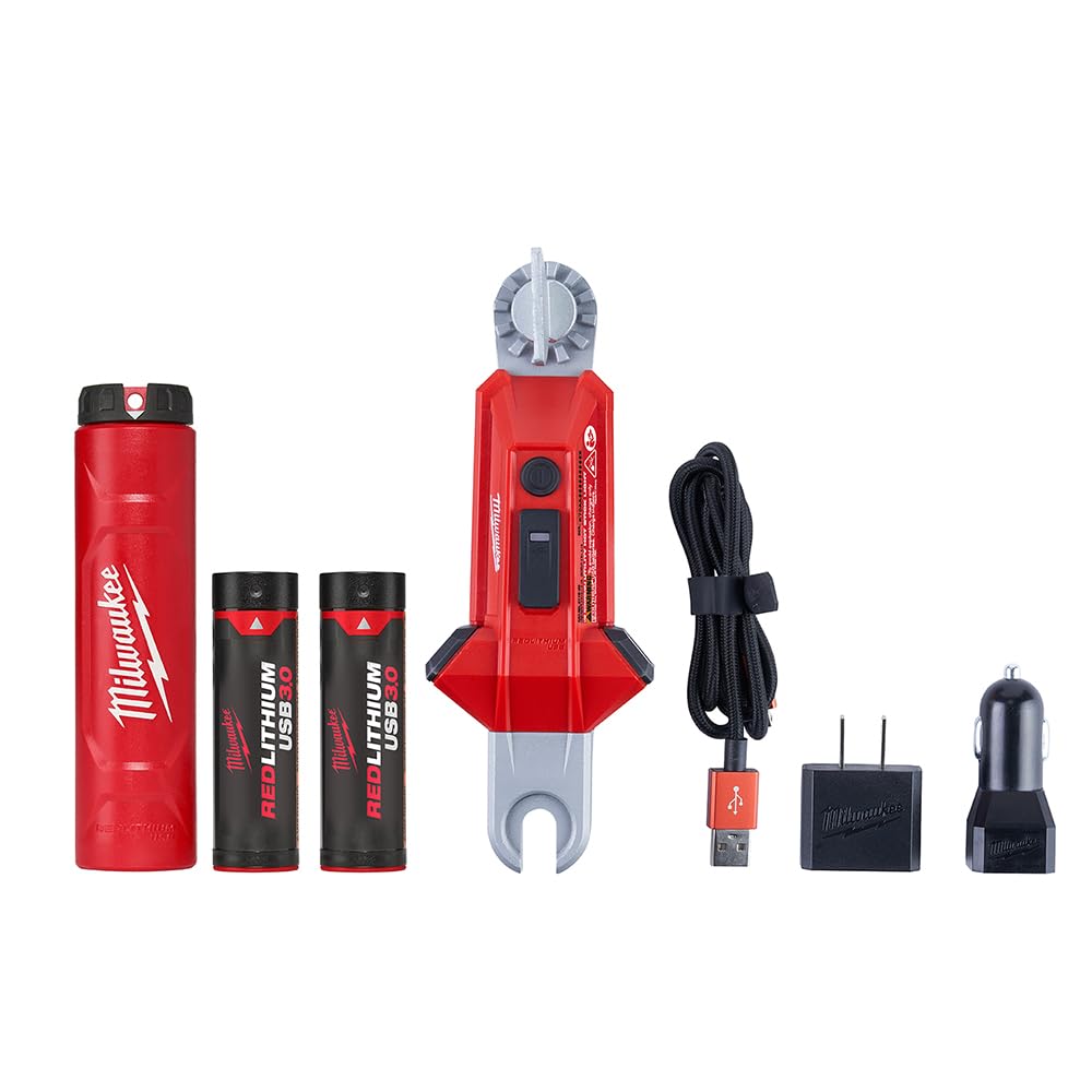 MILWAUKEE USB Rechargeable Utility Hot Glue Gun - Cordless Glue Gun for DIY Crafts, Home Repairs & Woodworking Projects | Fast Heating, Portable Design for On-the-Go Use