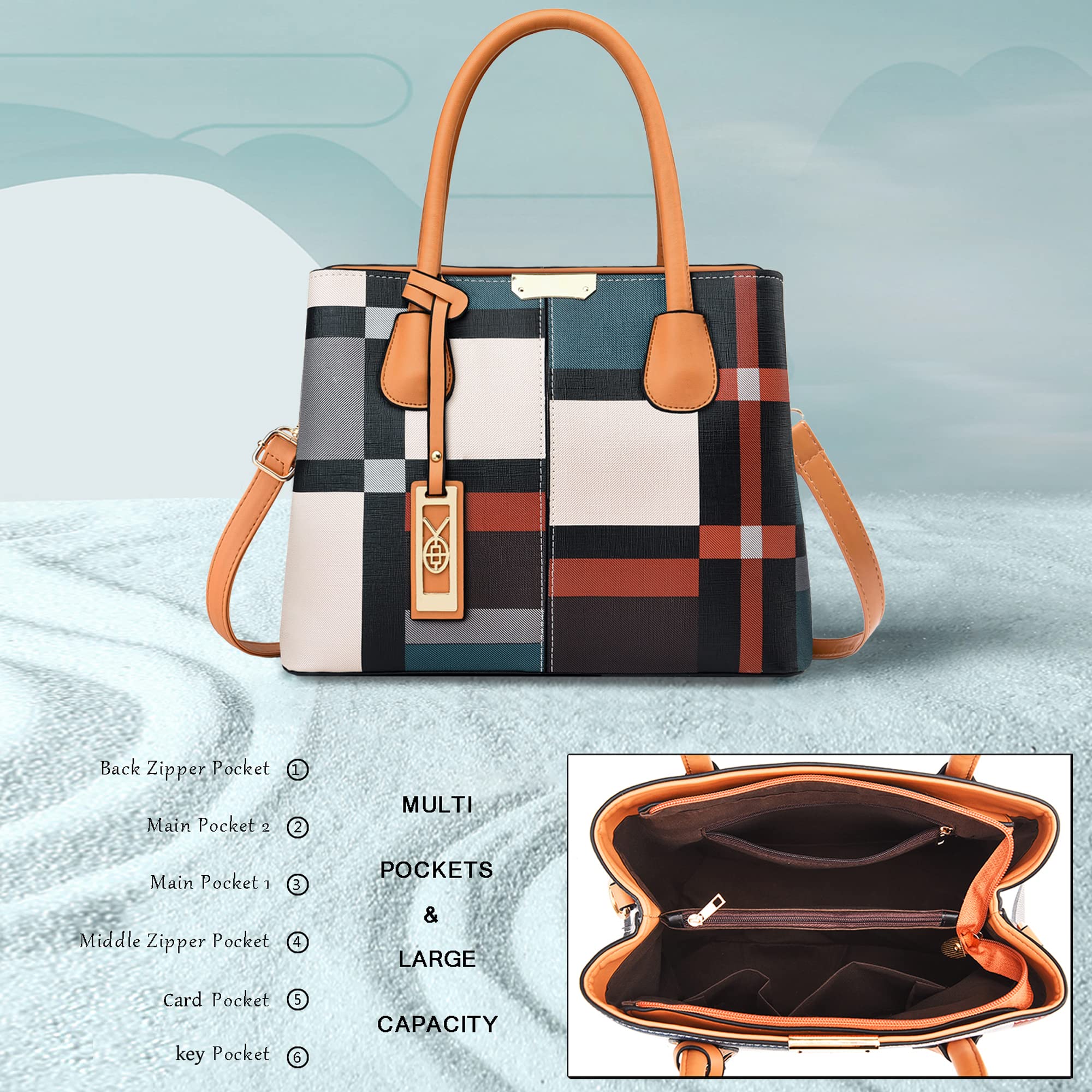 Stylish Women's Purses & Handbags - Fashionable Shoulder Tote Bags & Top Handle Satchels for Work, Travel & Everyday Use