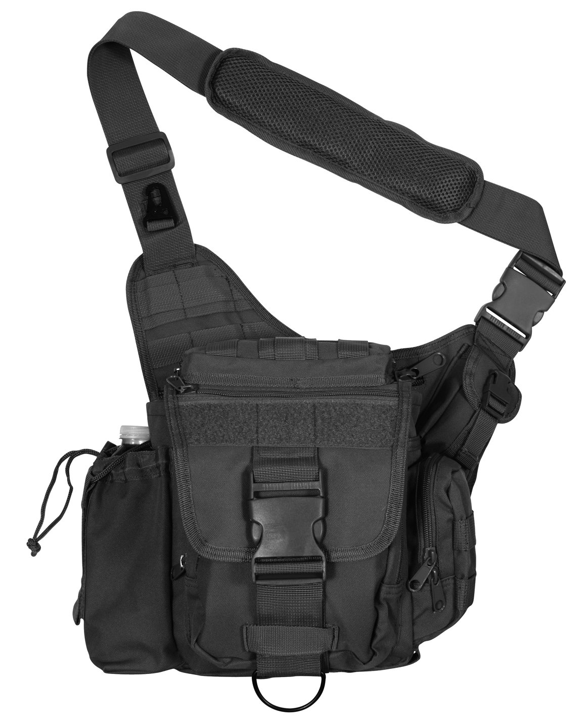 Rothco Advanced Tactical Crossbody Shoulder Bag - Durable Military Style Pack for Outdoor, Hiking, Travel & Everyday Carry | Perfect for Camping, Airsoft & Tactical Gear Storage