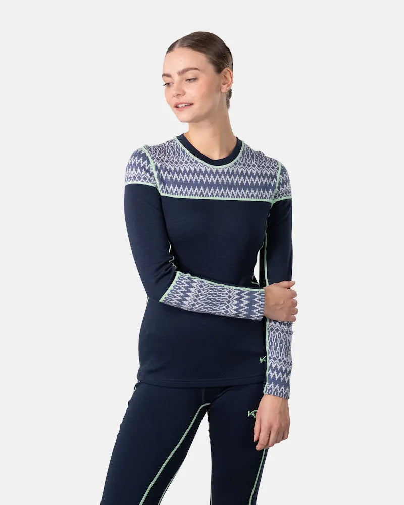 Kari Traa Women's Sara Long Sleeve Thermal Base Layer Top - Moisture Wicking & Warm Winter Shirt for Skiing, Hiking & Outdoor Activities 2025