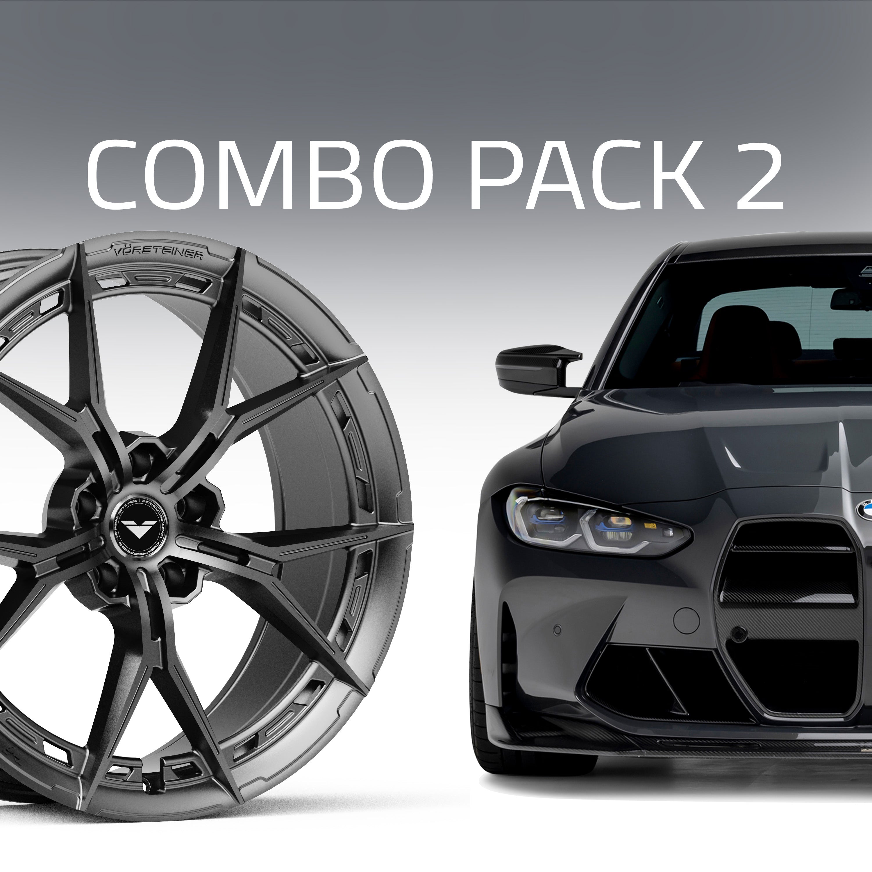 BMW G8X M3 Performance Body Kit - Front Spoiler, Grille, Rear Diffuser & VFX/VFF Wheels (19