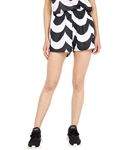Adidas Originals Women's Marimekko Printed Athletic Shorts - Comfortable Workout & Lounge Shorts for Running, Yoga, and Casual Wear
