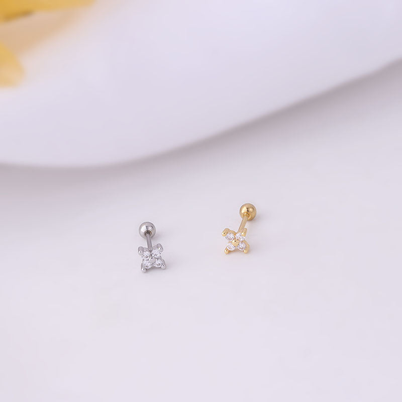 20G Cartilage Tiny Stud Octopus Earrings - Hypoallergenic Stainless Steel Body Jewelry for Women | Perfect for Daily Wear, Parties & Gifts