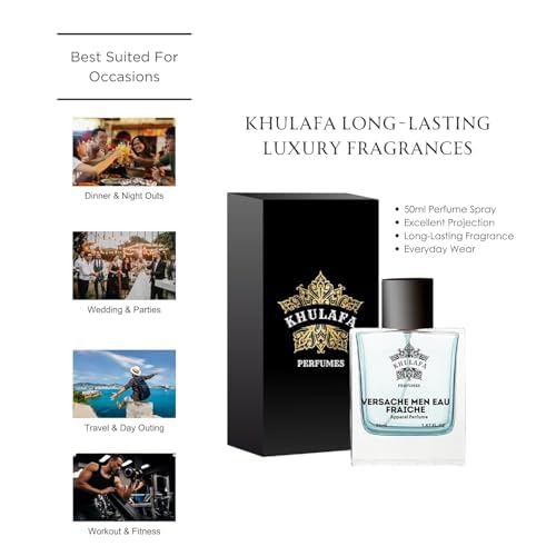 Thakor Craft Ver-Sache Men Eau Fraiche Cologne | Premium Long-Lasting Woody Aromatic Perfume for Men | Day & Night Fragrance | Perfect Gift for Husband, Boyfriend & Father | Ideal for Office, Date Night & Special Occasions