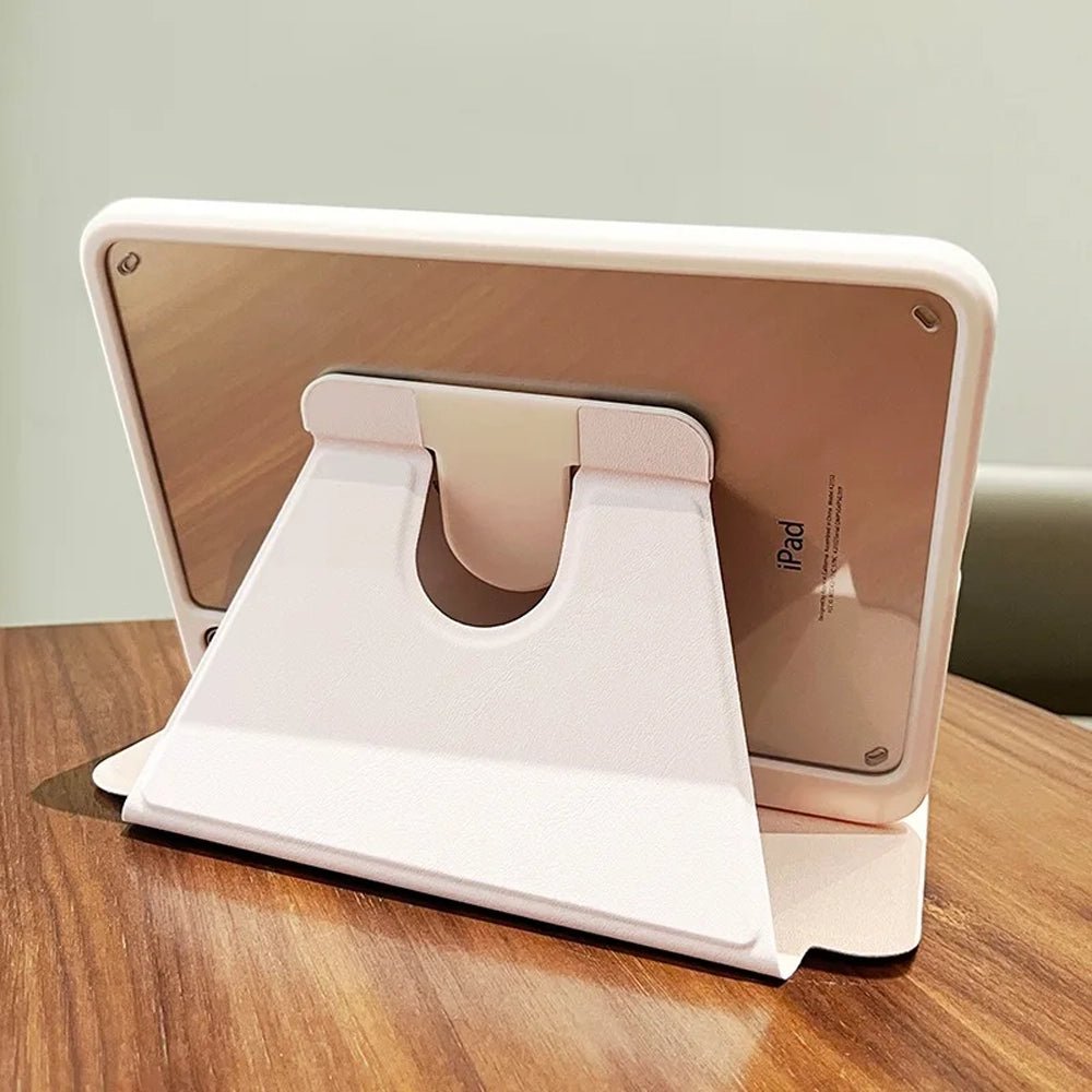 FlexiSnap 360° Rotating Smart Leather iPad Case with Auto Sleep/Wake - Perfect for Work, Travel & Home Use (Compatible with iPad Pro/Air)