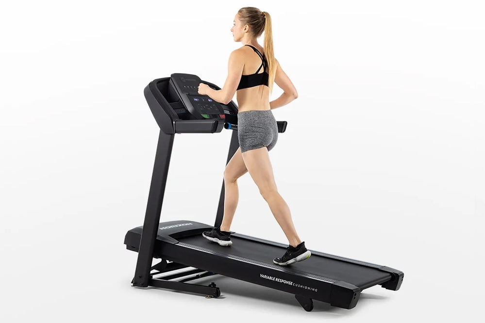 Horizon T101 Folding Treadmill - Compact Home Gym Equipment for Walking & Running | Perfect for Small Spaces & Home Workouts