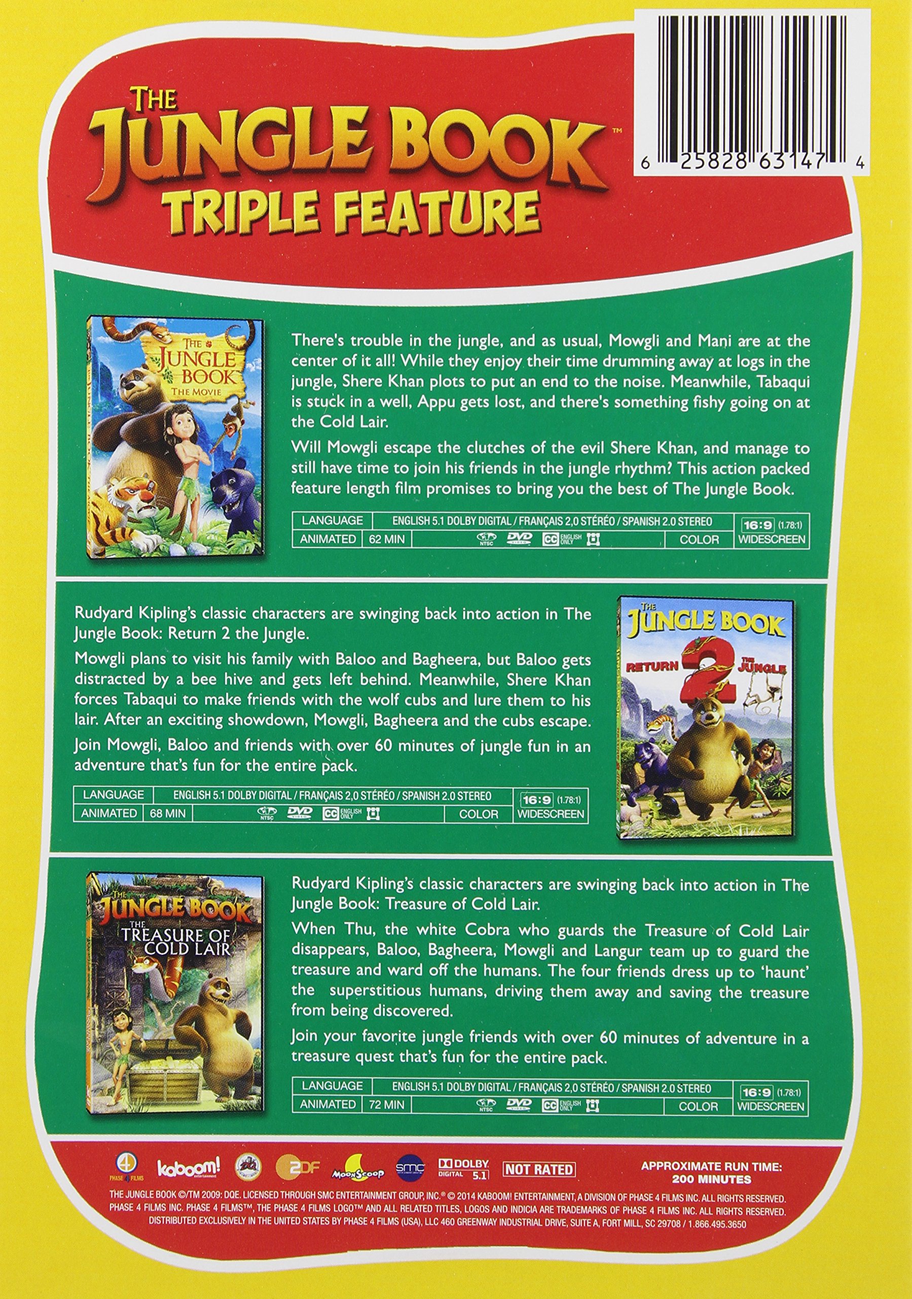 The Jungle Book - Classic Adventure Novel for Kids & Adults | Perfect for Bedtime Stories, Classroom Reading & Disney Movie Fans