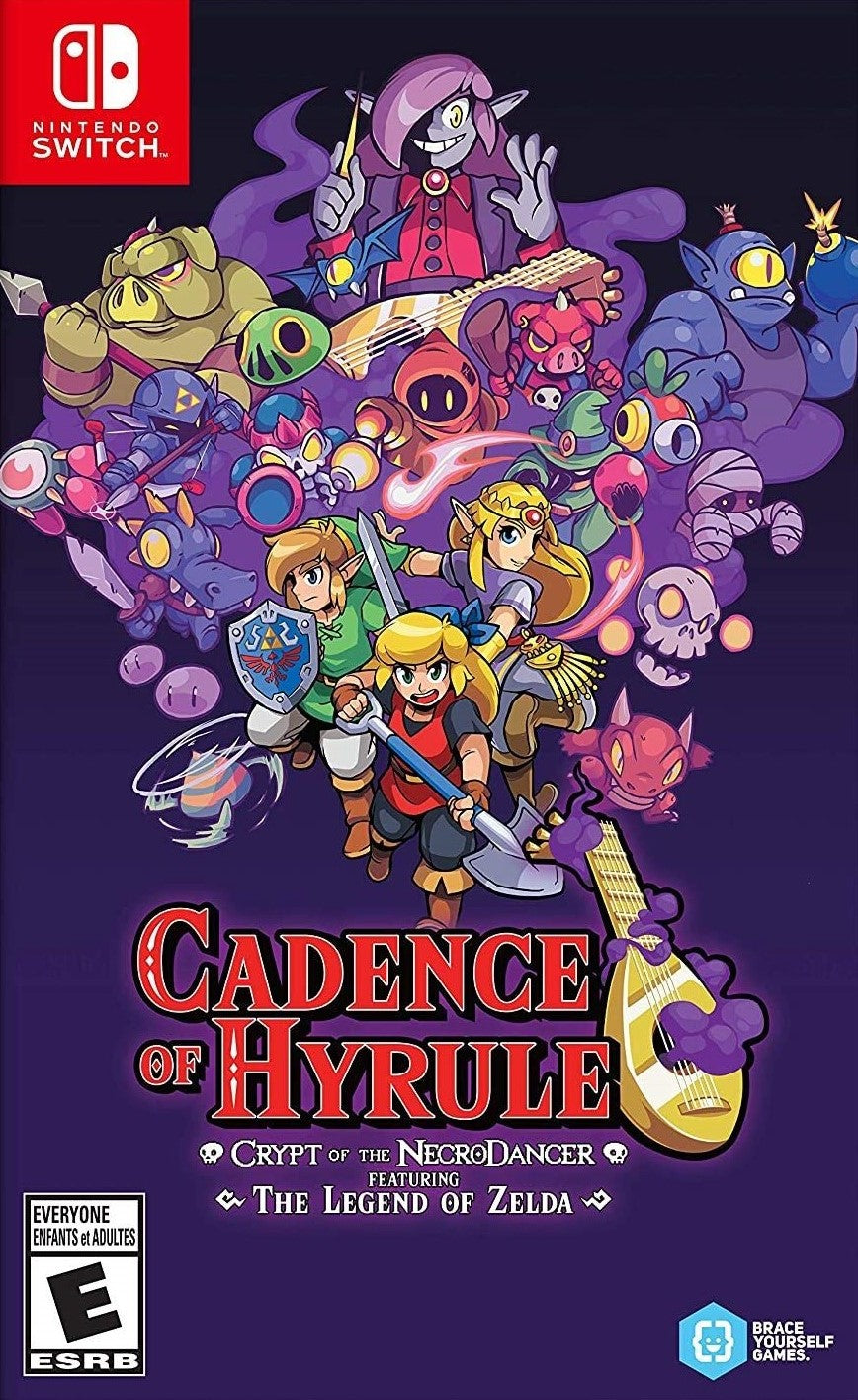 Cadence of Hyrule: Crypt of The Necrodancer - Nintendo Switch Game | Adventure Rhythm RPG | Perfect for Fans of Zelda & Rhythm Games | Play at Home or On-The-Go