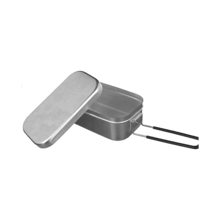 Trangia Stainless Steel Mess Tin - Compact Camping Cookware for Backpacking, Hiking & Outdoor Adventures