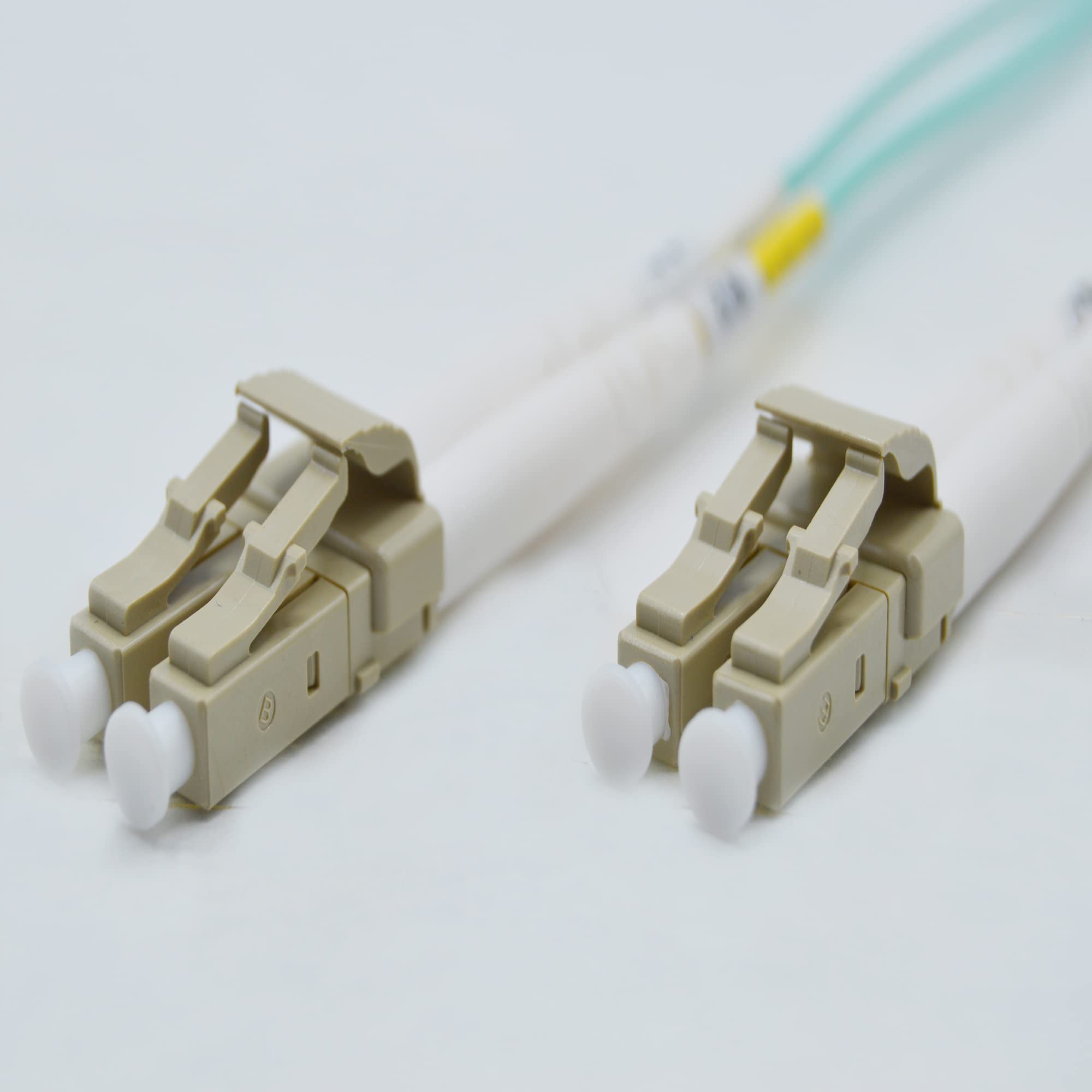 FCD OM4 LC to LC Fiber Optic Cable 65M (213.25ft) - 100Gb Duplex 50/125 Multimode Jumper for 10G/40G/100G Networks | Data Center, Server Rooms & High-Speed Networking Applications