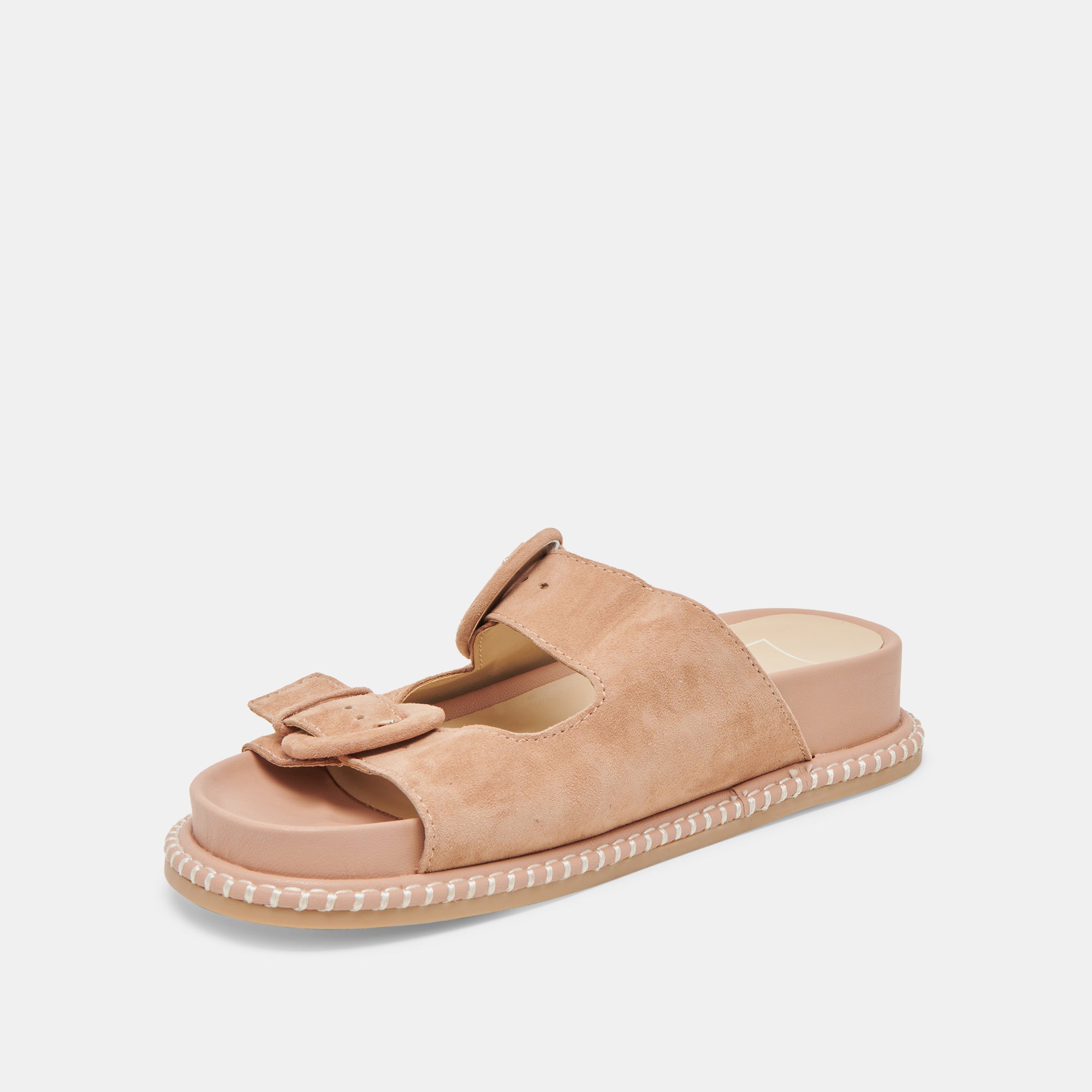 SHAUNY Women's Comfortable Toffee Suede Sandals - Soft & Stylish Summer Casual Shoes for Beach, Walking, and Outdoor Activities