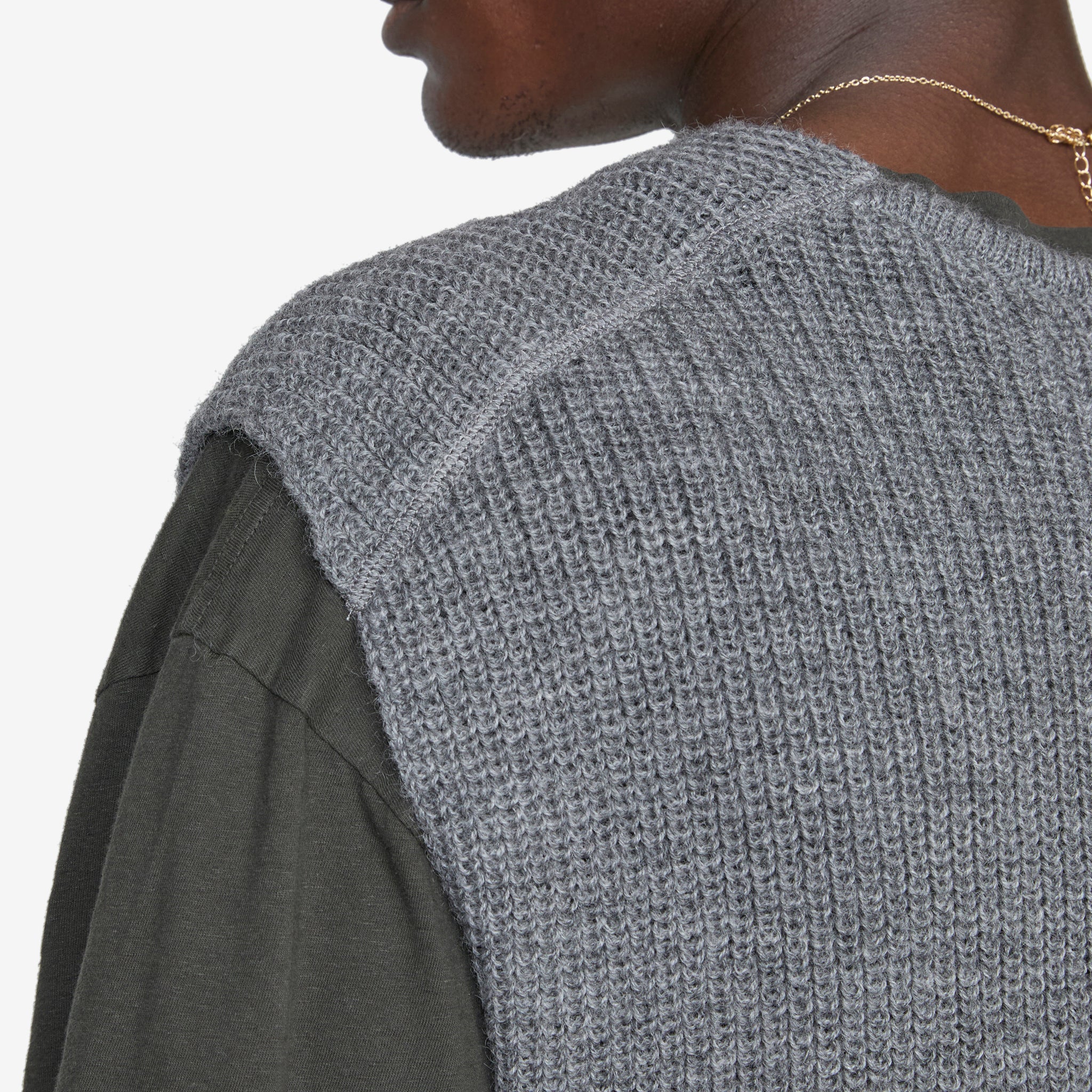 Chunky Ribbed Slipover Sweater for Women - Soft Grey Knit Pullover - Perfect for Casual Outfits, Layering & Winter Fashion