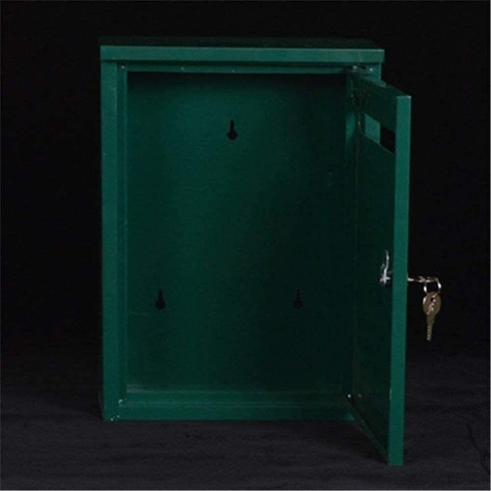 Secure Locking Mailbox - Heavy Duty Rectangular Letter Post Box with Key for Outdoor Use | Weatherproof Parcel Drop Box for Home, Office & Apartment | Durable Mail Collection Solution