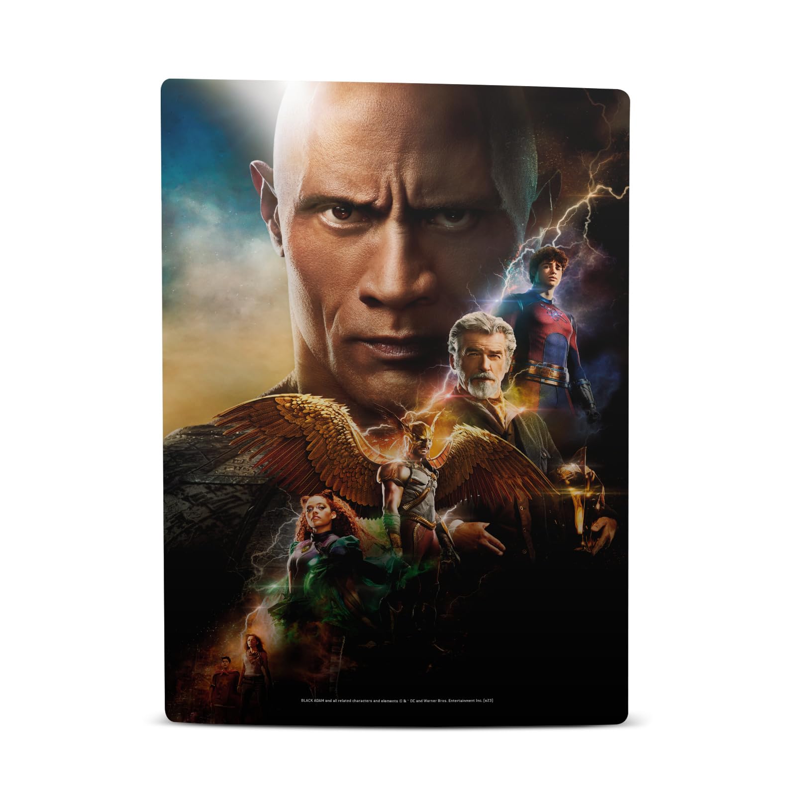 Black Adam PS5 Skin - Officially Licensed Vinyl Decal for PlayStation 5 Digital Edition - Gaming & Movie Decor
