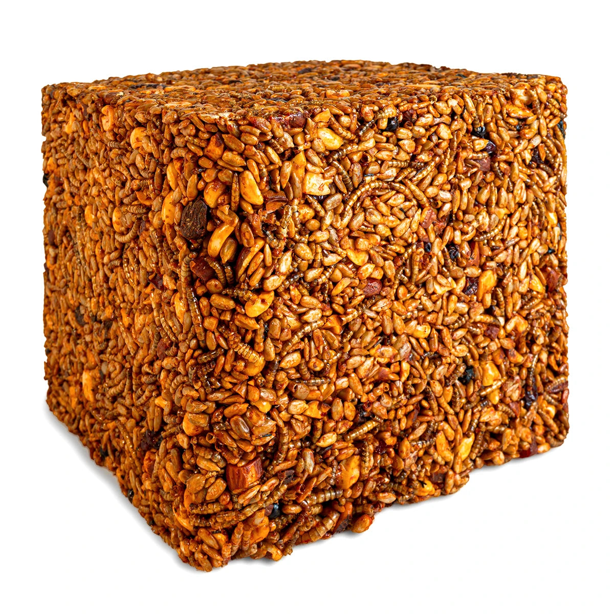 Premium Sizzling Nuts & Bugs Jumbo Seed Block - Wild Bird Food for Outdoor Feeding - Attracts Cardinals, Blue Jays & Woodpeckers - Perfect for Backyard Birdwatching & Garden Wildlife Feeding