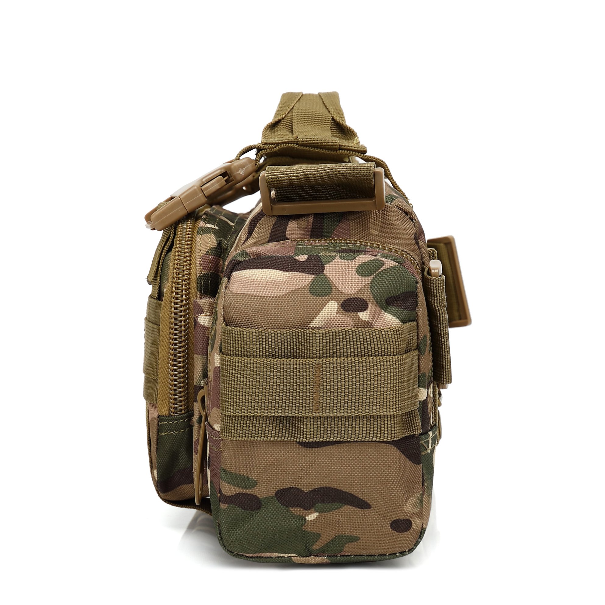 Tactical Waist Pack - FAMI Deployment Bag, Small Sling Pack for Outdoor, Hiking & Travel | Hand Carry & Handlebar Bag for Biking & Daily Use