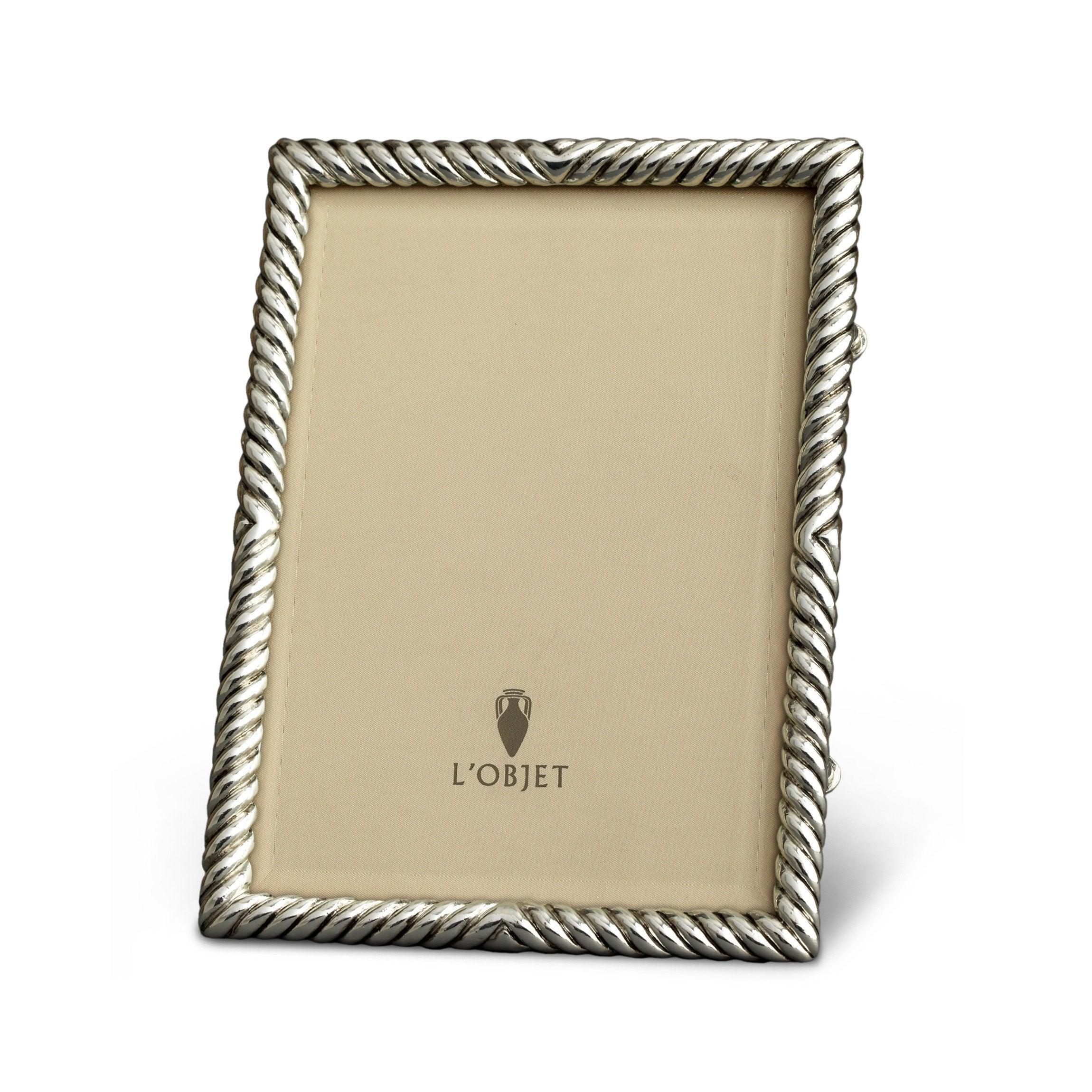 Deco Twist Frame Platinum - Elegant Photo Frame for Home & Office Decor | Perfect for Wall Display, Tabletop, and Gift Giving