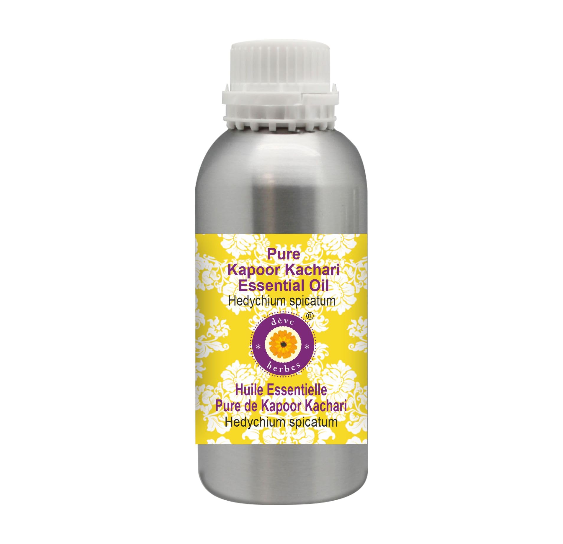 Pure Kapoor Kachari Essential Oil (Hedychium spicatum) | 100% Natural Steam Distilled | 300ml (10 oz) | Aromatherapy, Massage & Skin Care | Perfect for Relaxation, Stress Relief & Holistic Wellness