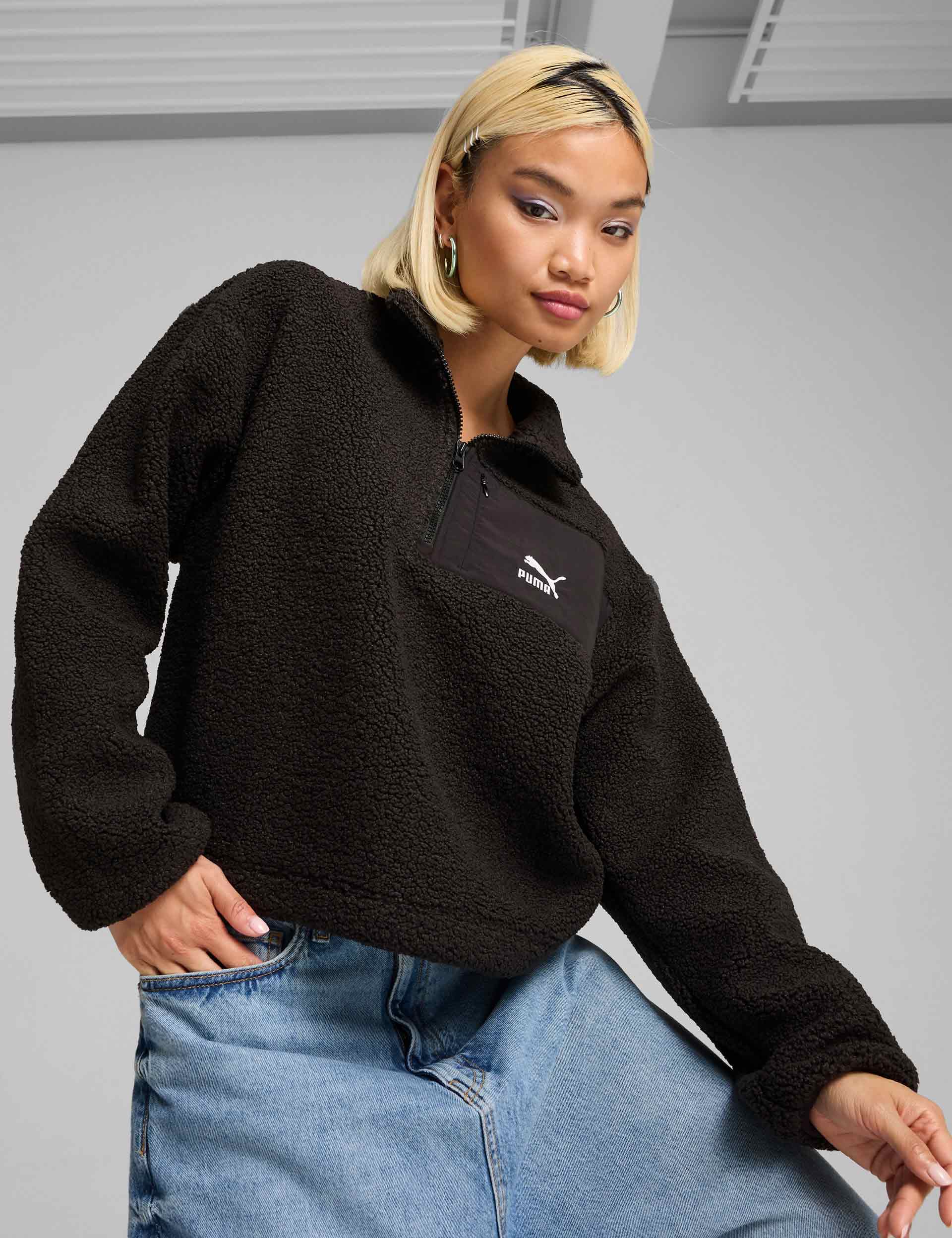 CLASSICS Winterized Half Zip Fleece Pullover - Black | Warm & Cozy Winter Layering for Outdoor Activities & Casual Wear