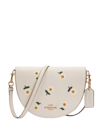 Coach Ellen Crossbody Bag with Daisy Embroidery - Stylish Leather Purse for Women | Perfect for Everyday Use, Date Nights & Travel Accessories