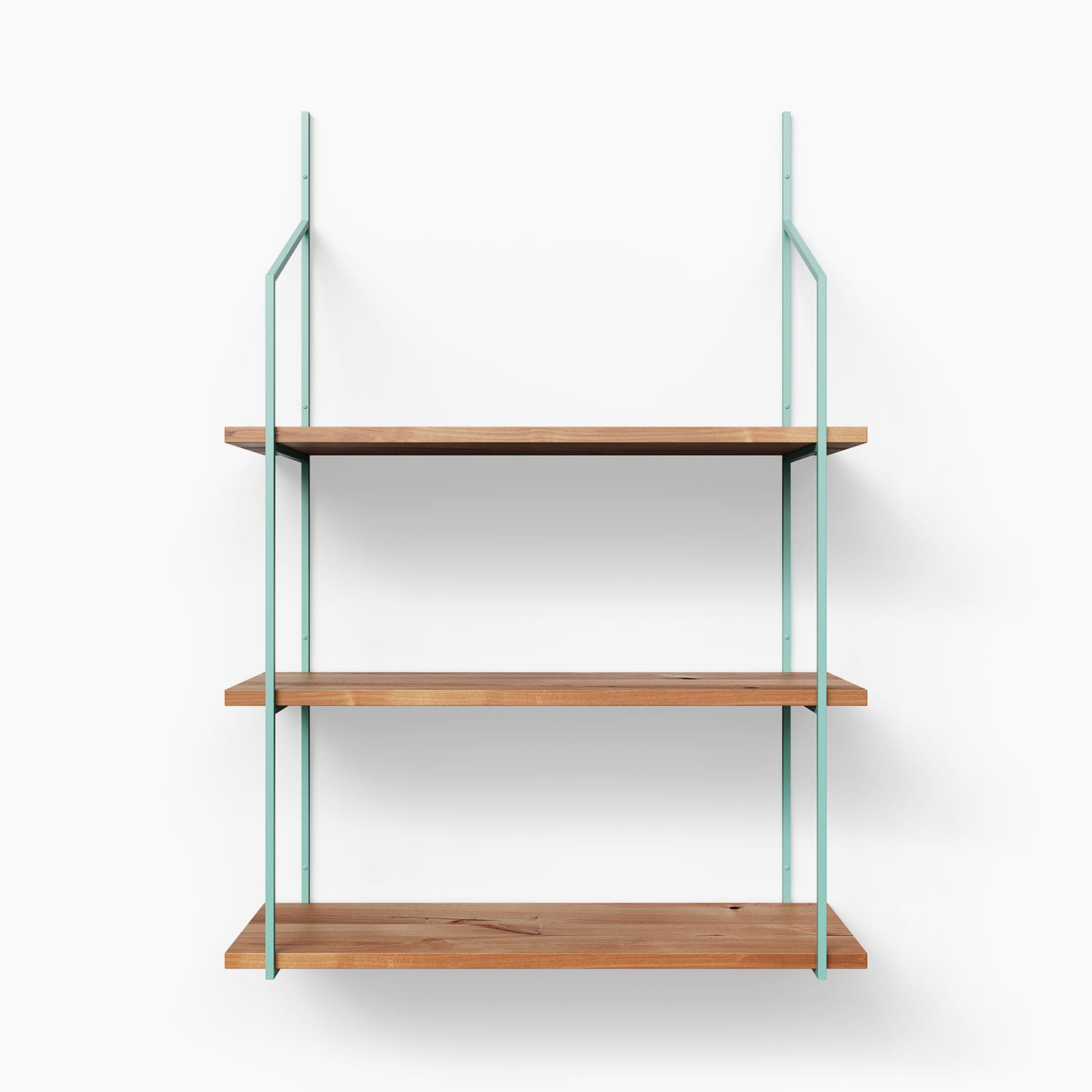 3-Tier Wooden Shelf by Verne Alder - Rustic Bookshelf for Living Room, Bedroom & Office Storage - Perfect for Organizing Books, Plants & Home Decor