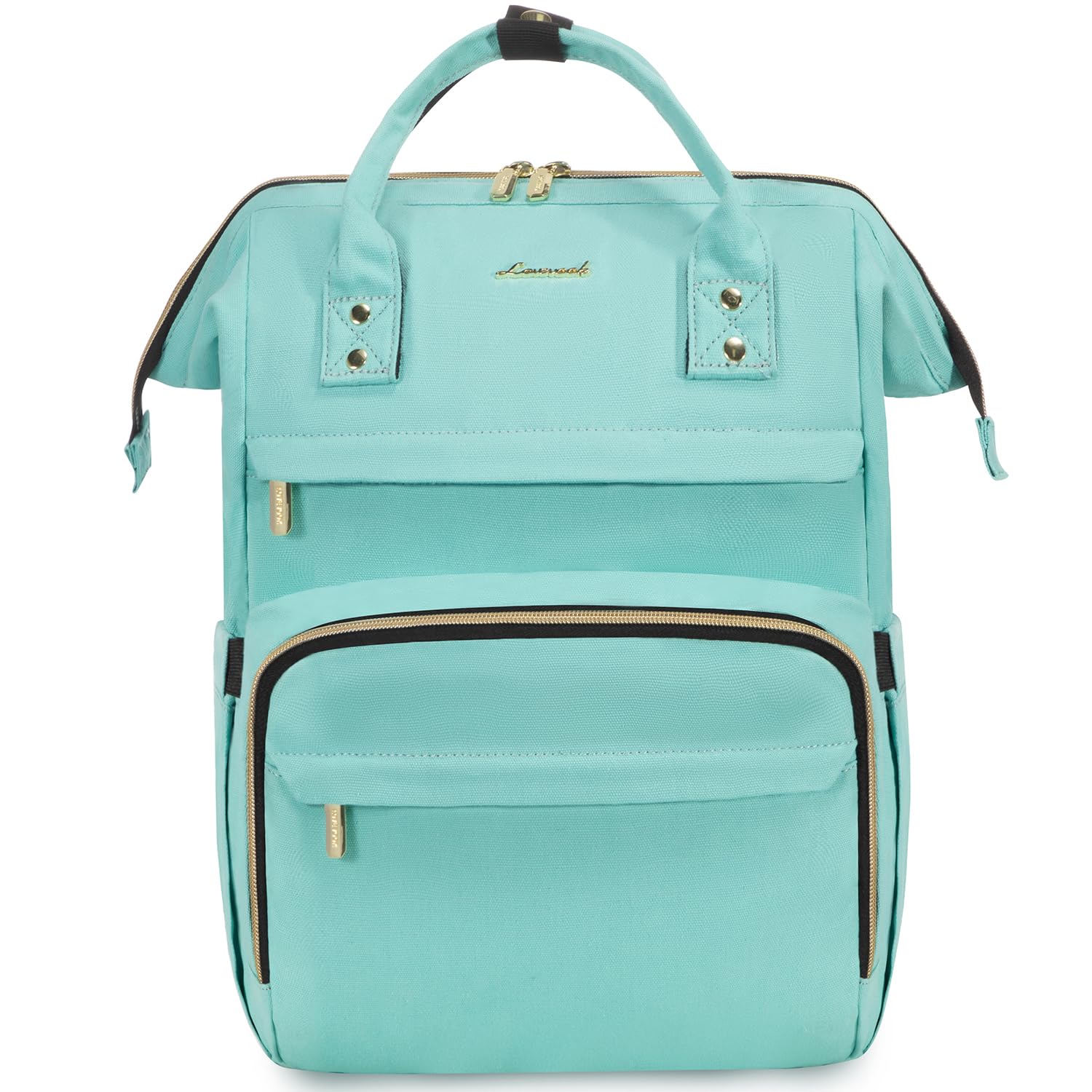LOVEVOOK 15.6 Inch Waterproof Anti-Theft Laptop Backpack for Women - College, Work & Travel - Perfect for Students, Teachers & Nurses - Durable Green Backpack for Daily Commute & Business Trips