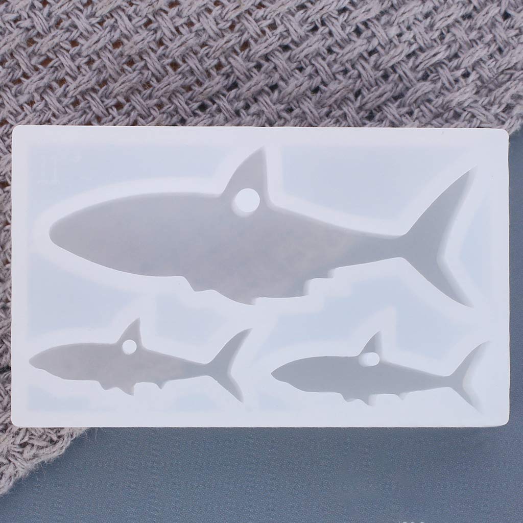 Premium Silicone Shark Resin Mold for DIY Epoxy Crystal Casting - Handmade Craft Decorations & Art Making Tools - Perfect for Jewelry, Keychains, and Home Decor Projects