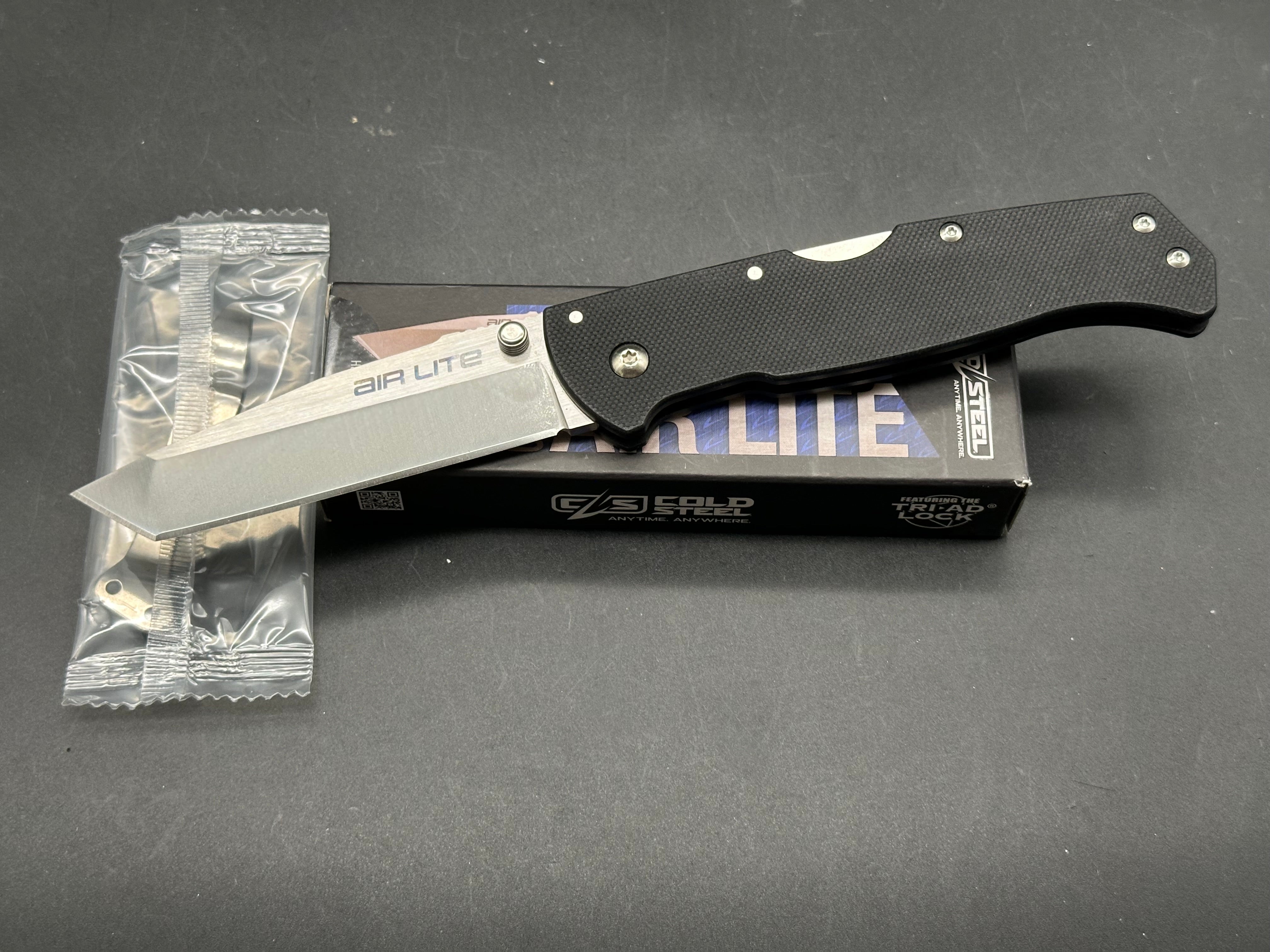 Cold Steel Air Lite Tanto AUS10A Folding Knife - 3.5