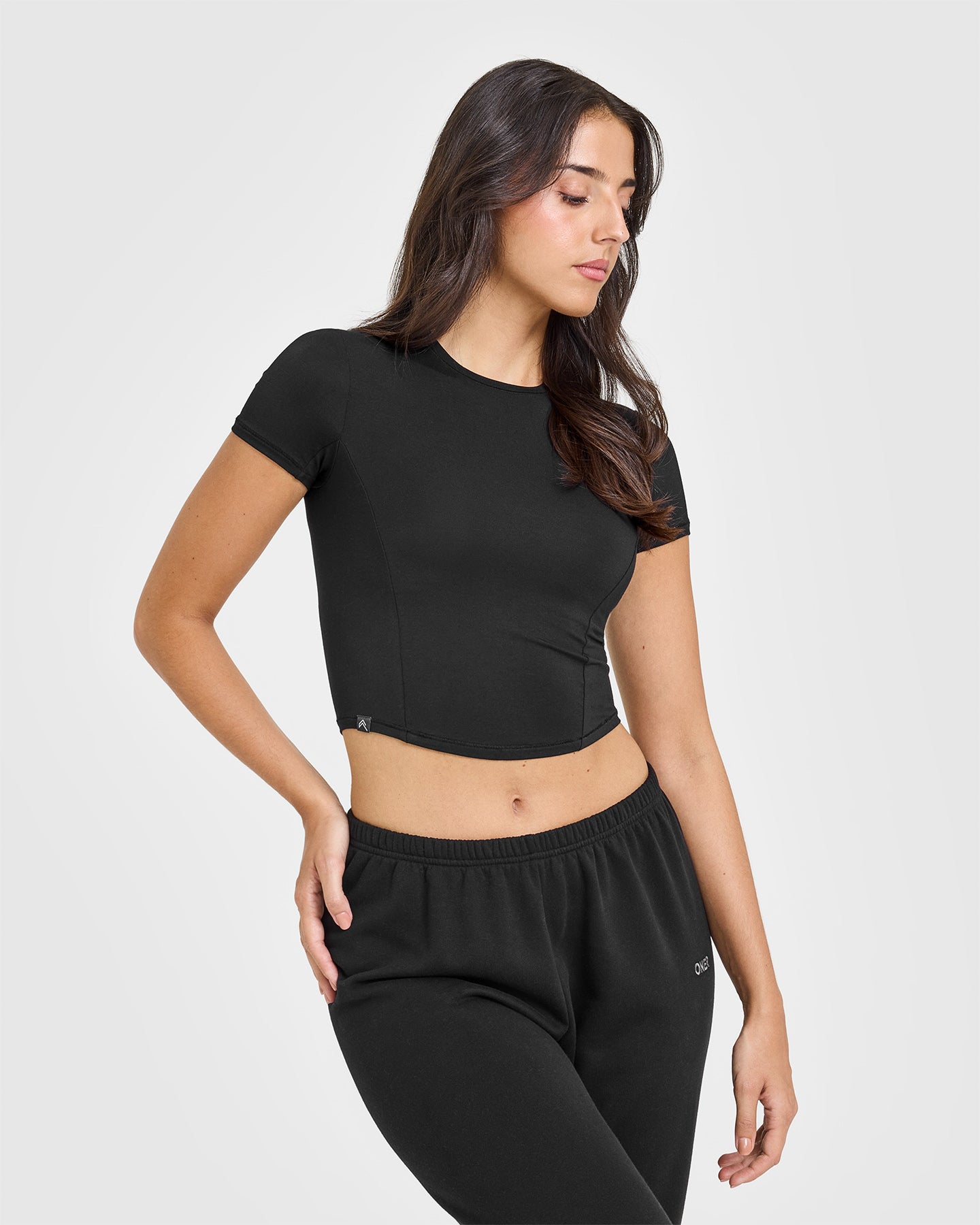 Mellow™ Soft Mid Short Sleeve T-Shirt for Men & Women | Comfortable Cotton Blend Tee | Casual Wear, Lounge & Everyday Outfit | Soft Black