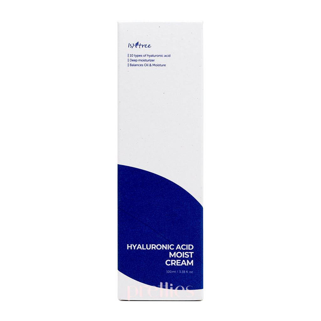 Isntree Hyaluronic Acid Moisturizing Cream 100ml - Deep Hydration for Dry Skin, Day & Night Face Moisturizer for All Skin Types
