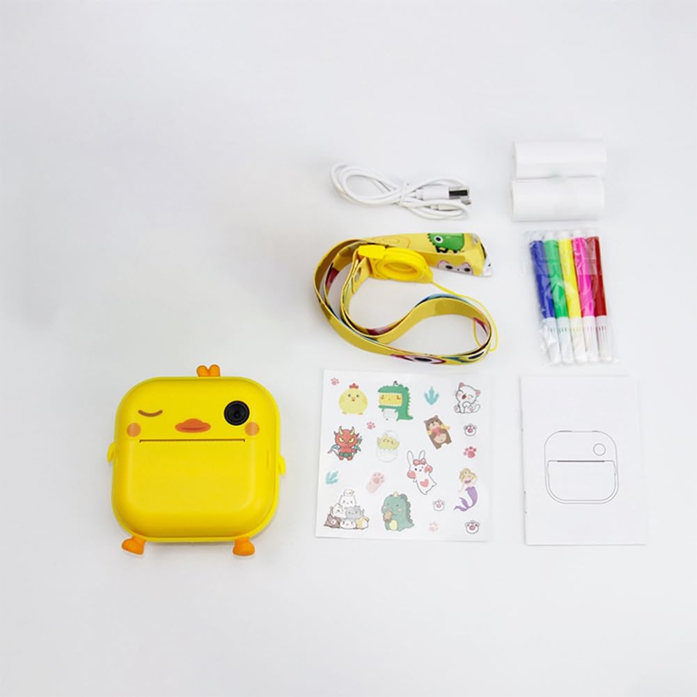 Loufy Kids Instant Printing Camera - Portable Digital Photo & Video Camera with Thermal Printing Paper - Perfect Birthday Gift for Boys & Girls - Capture Memories at Parties, Travel & Family Events