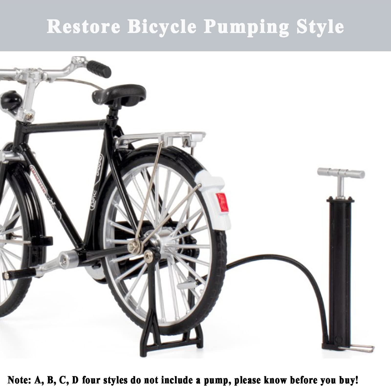 1:10 Scale DIY Alloy Bicycle Model Kit - Mini Retro Classic Bike for Collectors & Hobbyists | Perfect for Home Decoration, Gift Giving & Model Building Projects