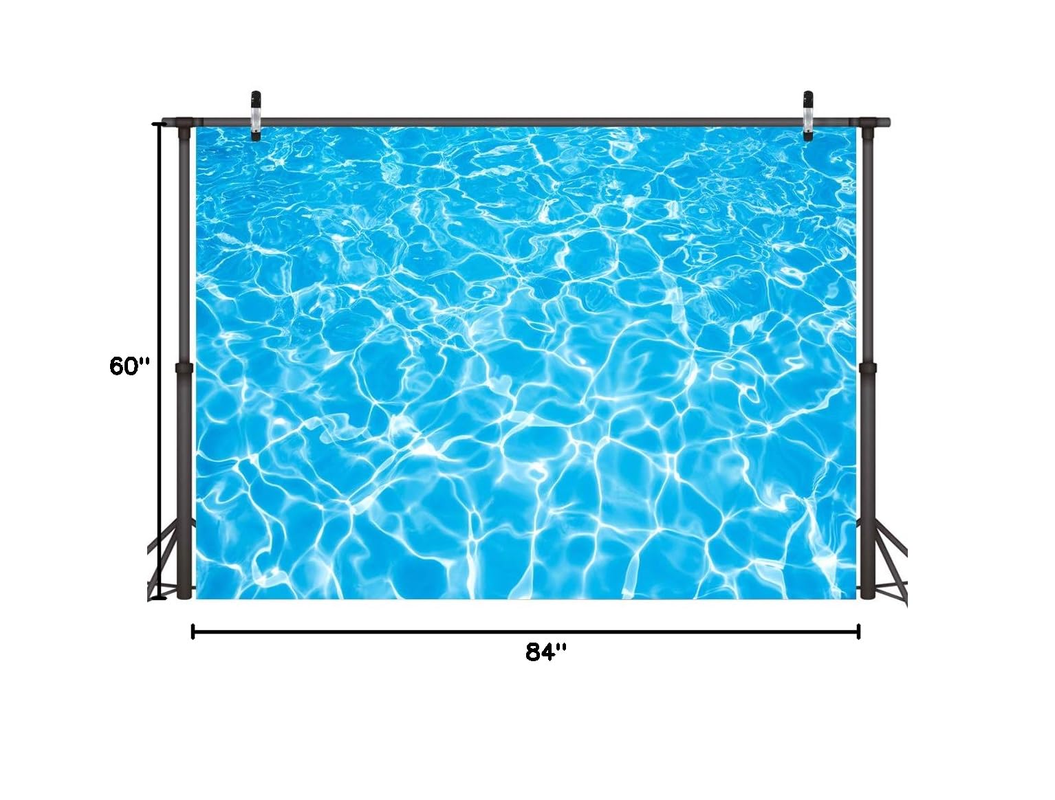 LYWYGG 7x5FT Water Wave Ripple Photography Backdrop - Newborn Baby Shower, Birthday Party, Pool Party Background - Premium Photo Studio Vinyl for Professional Photography (CP-220) | Perfect for Baby Portraits, Maternity Shoots & Summer Themed Events