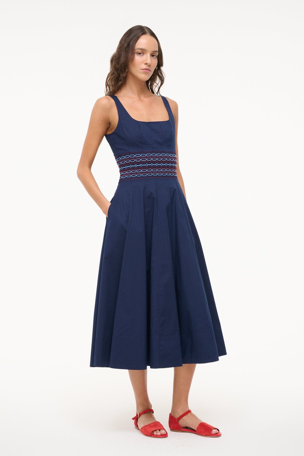 RIG DRESS | Navy Blue Women's Casual Dress | Perfect for Office, Party & Everyday Wear