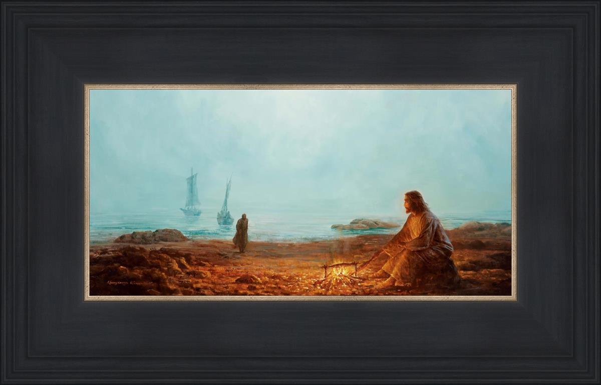 By The Shore By Yongsung Kim - Coastal Wall Art Print for Beach House Decor, Ocean Themed Living Room & Bedroom