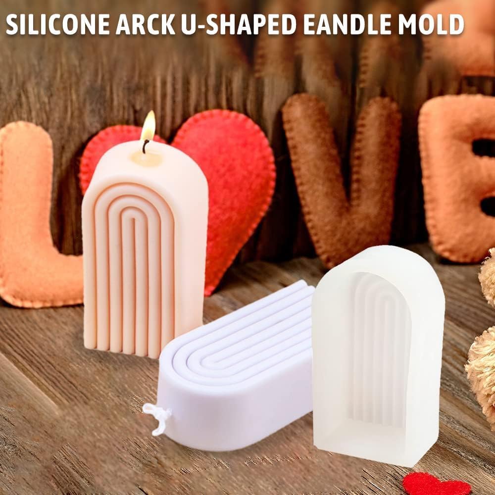 Radiance Store Silicone Bubble & Rainbow Candle Mold Set - DIY Pillar Candle, Epoxy Resin Molds for Lotion Bars, Bath Bombs, Clay Crafts - Perfect for Home Decor, Wedding Centerpieces & Spa Gift Making