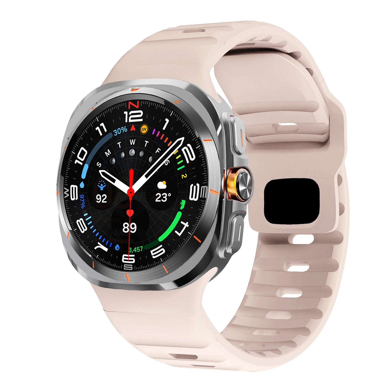 Durable Silicone Bands for Samsung Galaxy Watch Ultra - Sport, Fitness & Outdoor Activity Replacement Straps