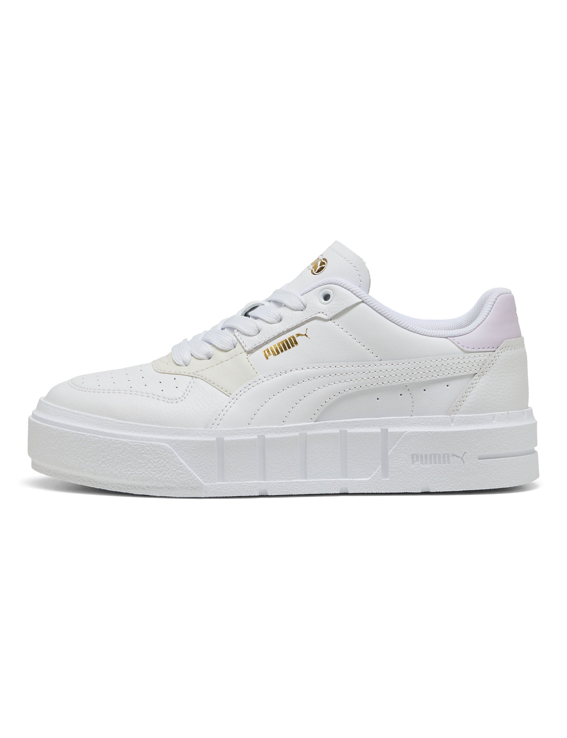 Cali Court Leather Sneakers for Women - White/Lilac Frost - Comfortable Casual Shoes for Walking, Work & Everyday Wear