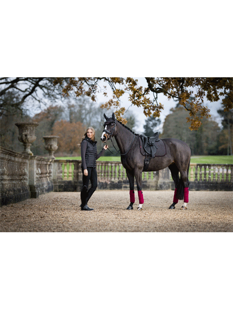 Premium Le Mieux Suede Dressage Pad - Soft & Non-Slip Horse Riding Saddle Pad for Equestrian Training & Show Jumping