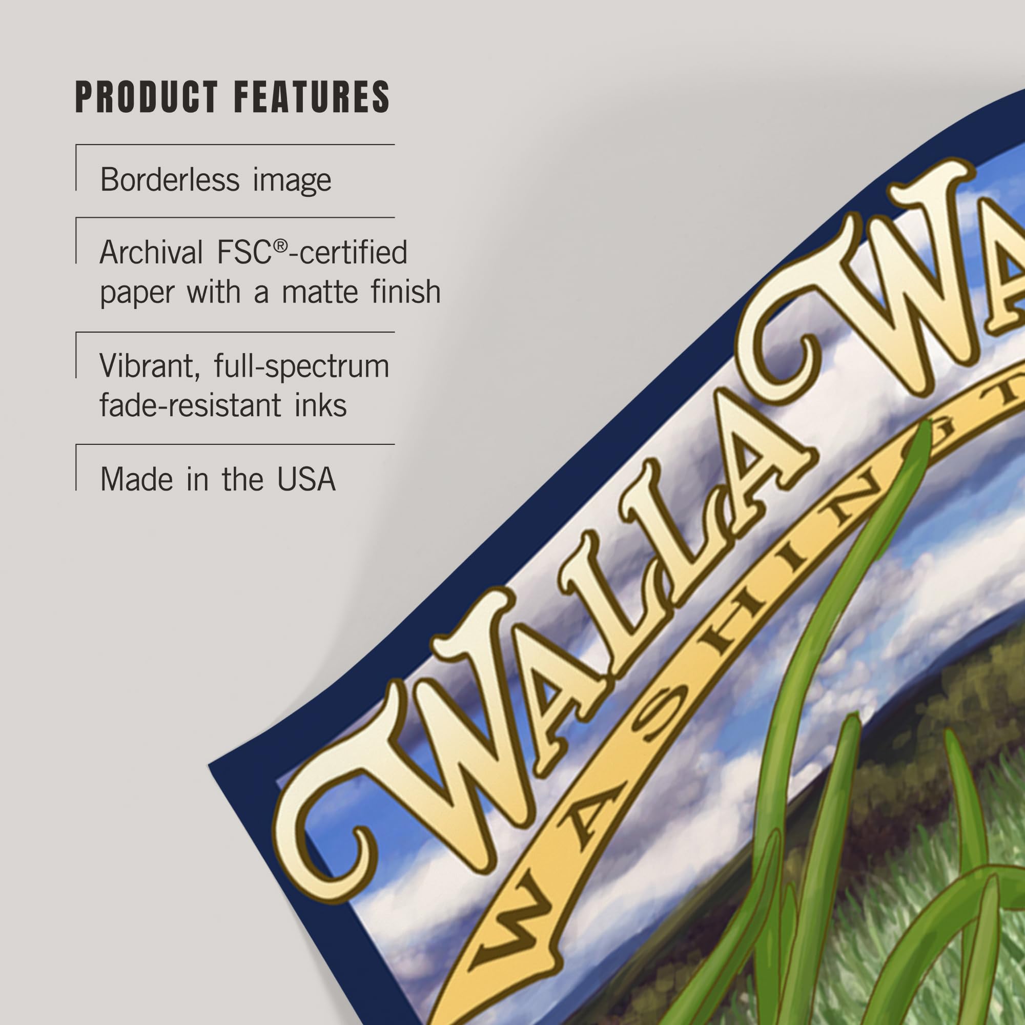 Lantern Press 16x24 Inch Giclee Print - Walla Walla Washington Sweet Onions Artwork | Premium Wall Decor for Living Room, Bedroom & Office