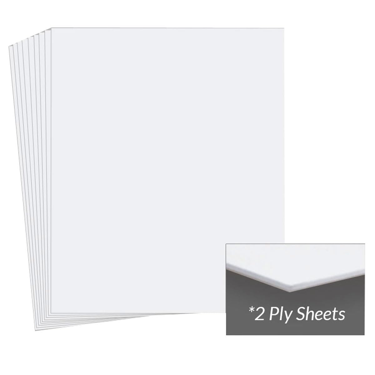 Archival Methods Museum Board 17x22 Inches - Acid-Free Bright White 2 Ply (Pack of 25) - Perfect for Framing, Matting & Art Conservation