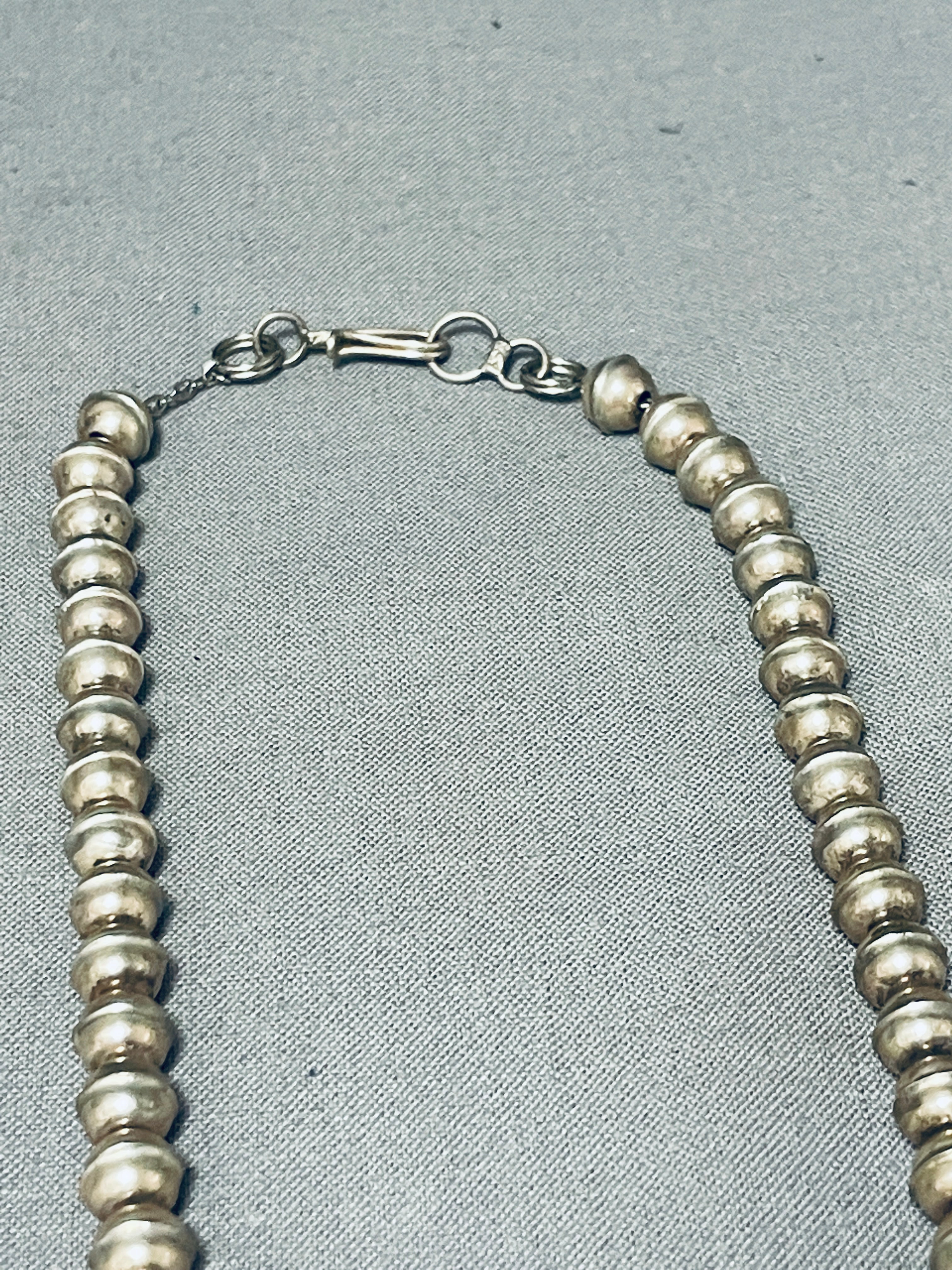 Authentic Vintage Navajo Sterling Silver Squash Blossom Necklace with Lapis Lazuli - Handcrafted Native American Jewelry for Women - Perfect for Boho Fashion, Western Wear & Special Occasions